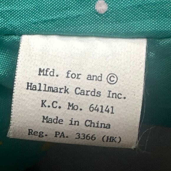 VTG Hallmark Crayola Bunny Plush 1993 Easter Rabbit Toy Pink Ears Hat Outfit 18" - Picture 11 of 16